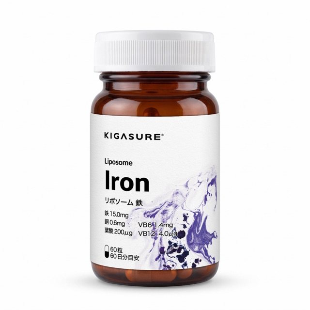 Liposome Iron のボトル